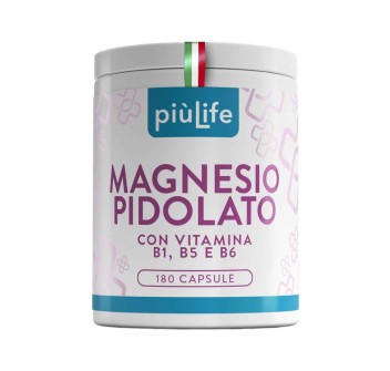 Magnesio Pidolato PiùLife Rapido Assorbimento Stress ed Emicrania 180cps