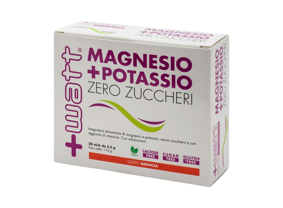 Magnesio + Potassio Zero Zuccheri 20stick Arancia
