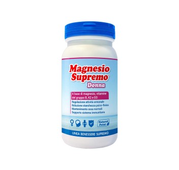 Magnesio Supremo Donna Natural Point Integratore Donna Vitamine B K2 D3 150g