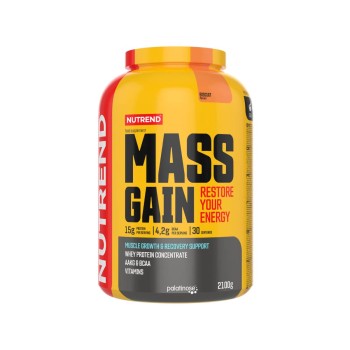 Mass Gain Nutrend 2100g Gainer per Aumento Massa Biscuit