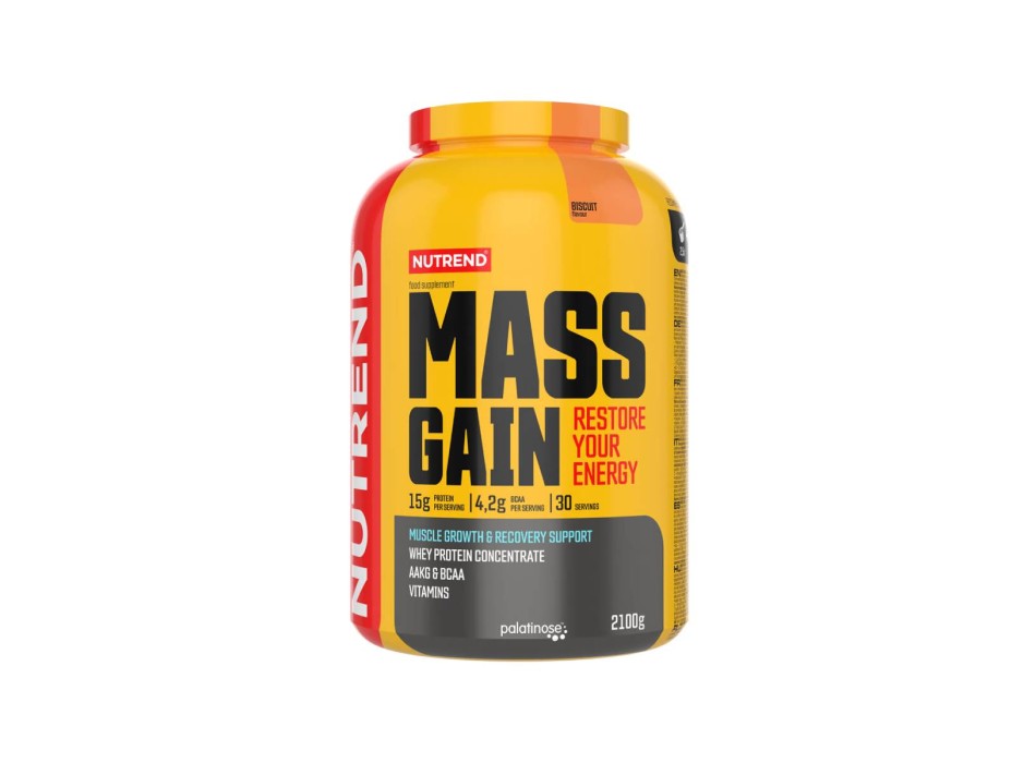 Mass Gain Nutrend 2100g Gainer per Aumento Massa Biscuit