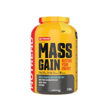Mass Gain Nutrend 2100g Gainer per Aumento Massa Vaniglia