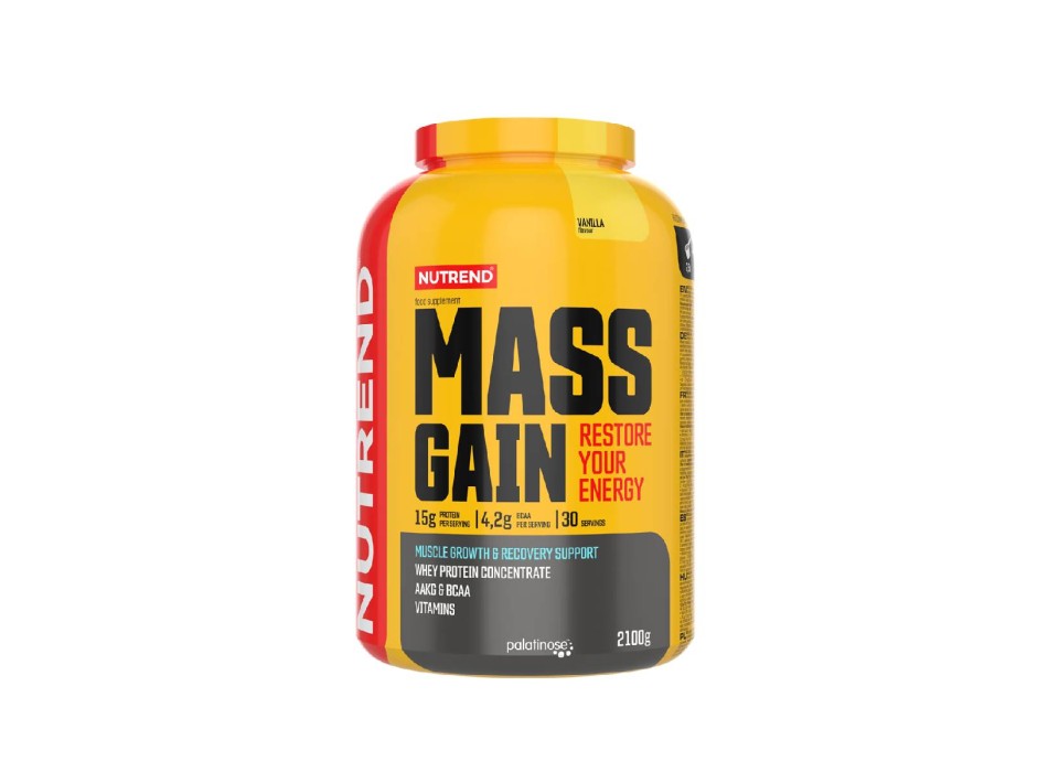 Mass Gain Nutrend 2100g Gainer per Aumento Massa Vaniglia