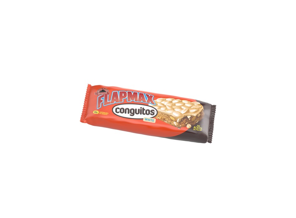 Max Protein FlapMax Conguitos 80gr Barretta Avena Energetica Cioccolato Bianco