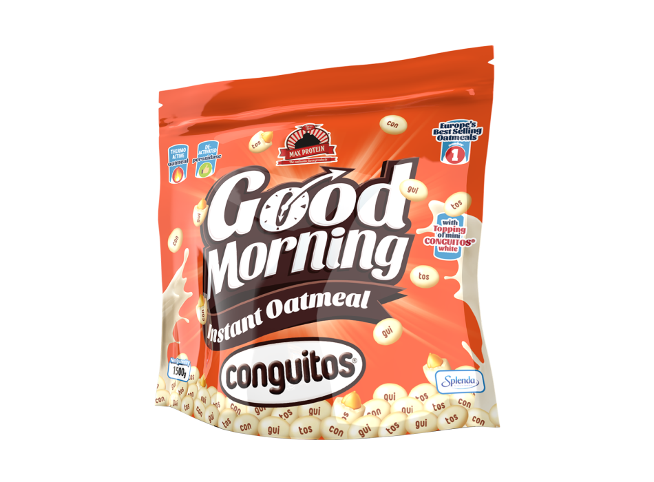 Max Protein Good Morning Farina Avena 1,5kg Gusto Conguitos Bianco