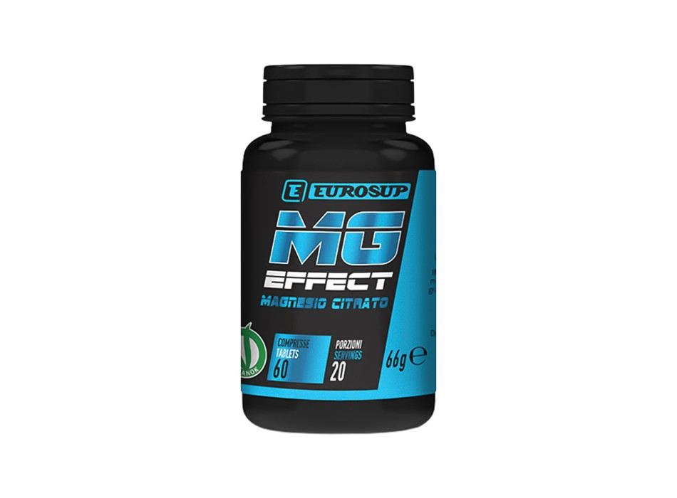 MG Effect Eurosup 180 Compresse Magnesio Citrato per Stanchezza e Muscolo