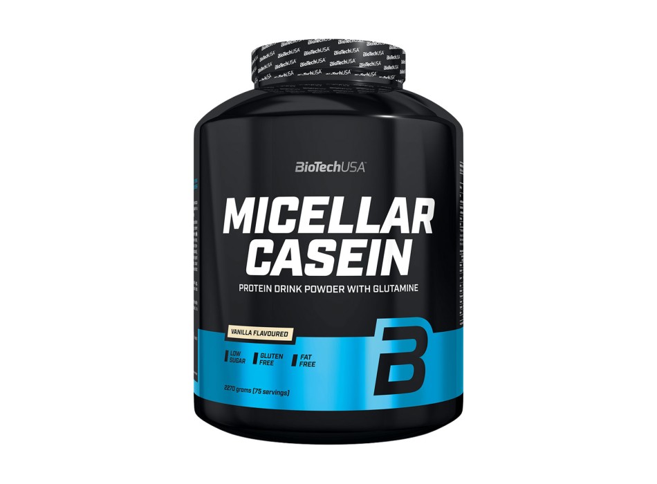 Micellar Casein BioTechUSA proteine caseina micellare 2270g vaniglia
