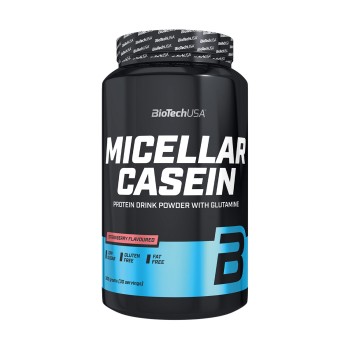 Micellar Casein BioTechUSA proteine lento rilascio 908g Fragola
