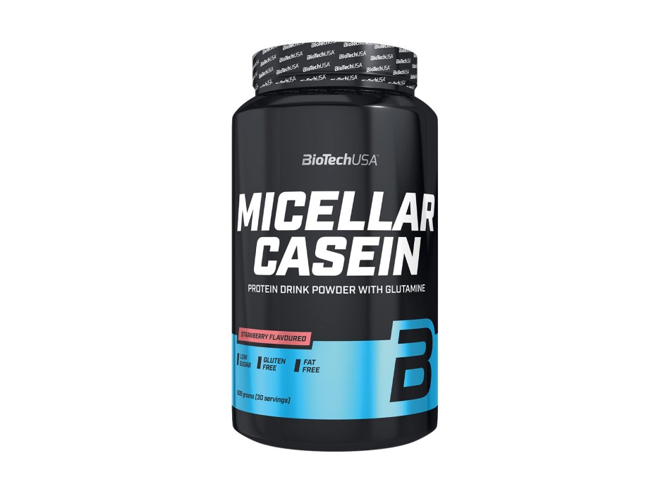 Micellar Casein BioTechUSA proteine lento rilascio 908g Fragola