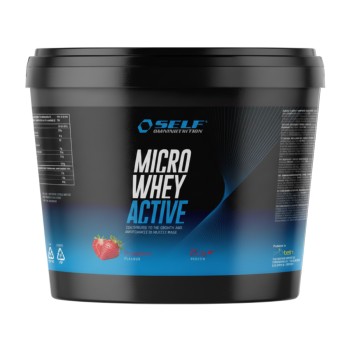 Micro Whey Active Secchio 2kg Fragola