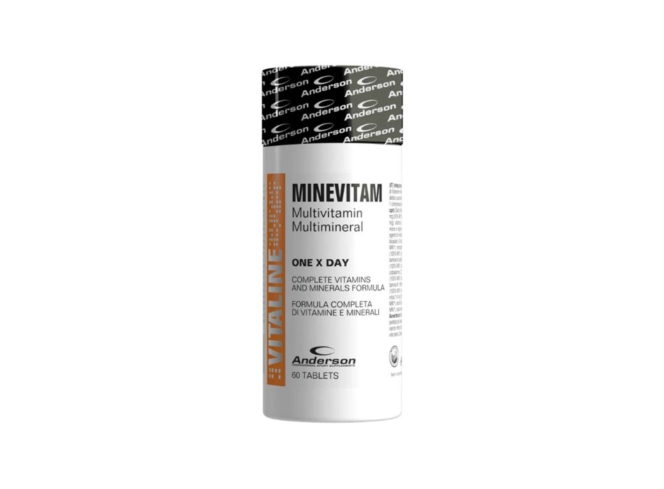 Minevitam Anderson Research integratore multivitaminico multiminerale 60 compres