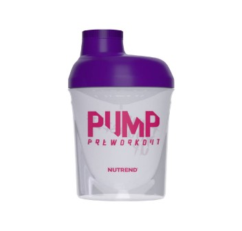 Mini Shaker Pump Nutrend 300 ml con Tappo a Vite e Logo Pump