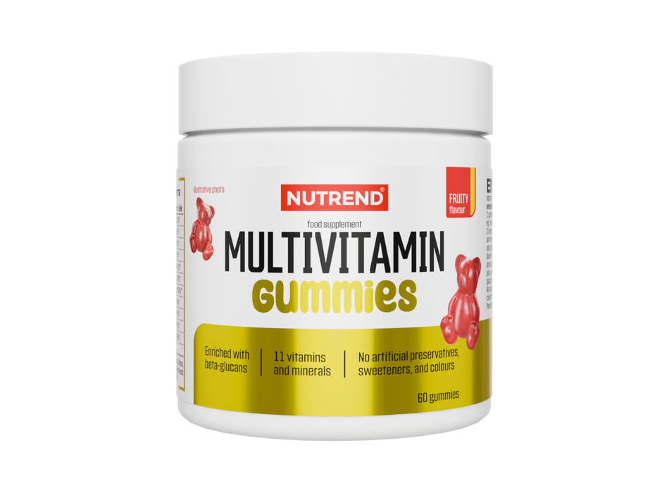 Multivitamin Gummies Nutrend integratore multivitaminico frutta 60gommose