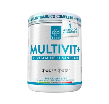 Multivitaminico Multivit PiùLife Integratore Completo Vitamine e Minerali 365cpr