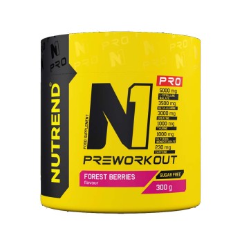 N1 PRO Nutrend 300g Potenziato per Pompaggio Forza e Focus Forest Berries