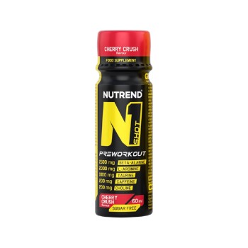 N1 Shot Nutrend 60 ml Liquido Pronto da Bere Forza Focus Ciliegia