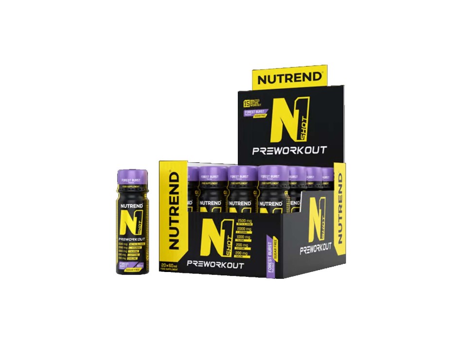 N1 Shot Nutrend 60 ml Liquido Pronto da Bere Forza Focus Forest
