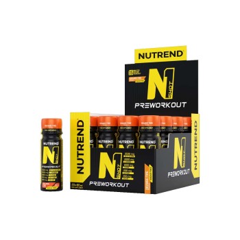 N1 Shot Nutrend 60 ml Liquido Pronto da Bere Forza Focus Orange Fire