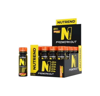 N1 Shot Nutrend 60 ml Liquido Pronto da Bere Forza Focus Orange Fire