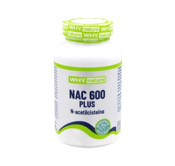 NAC 600 Plus Why Nature integratore N-acetilcisteina 600mg 60 compresse