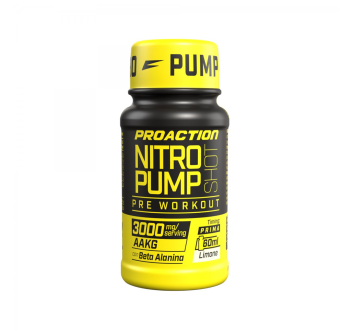 Nitro Pump Shot Proaction integratore pre-workout ossido nitrico shot 60ml