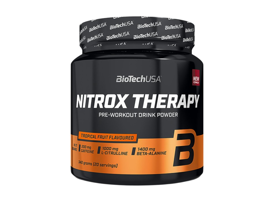 Nitrox Therapy BioTechUSA pre-workout polvere frutti tropicali