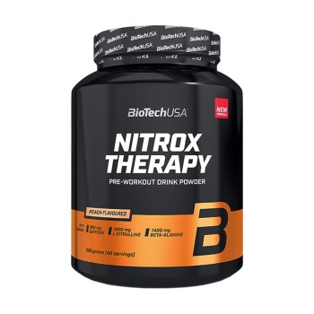 Nitrox Therapy BioTechUSA pre-workout polvere pesca