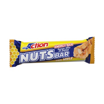 Nuts Bar ProAction 30g Barretta Energetica Naturale Miele