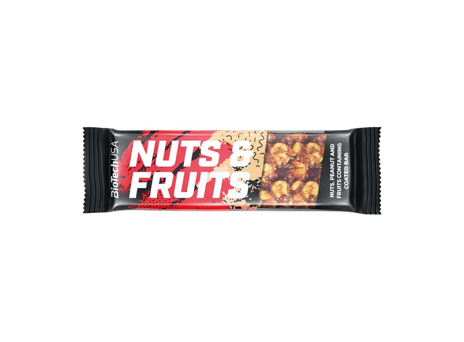 Nuts & Fruits BioTechUSA barretta frutta secca 40g
