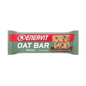 Oat Bar Mirtillo Rosso Enervit barretta di avena 50g Con gocce di cioccolato