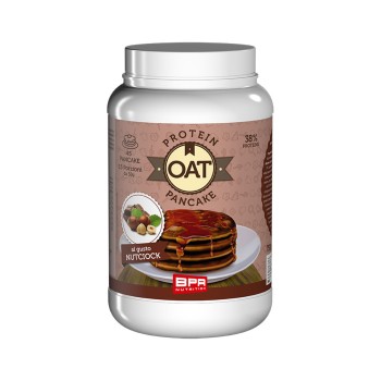Oat Protein Pancake BPR Nutrition preparato proteico avena 750g Cioccolato e Noc