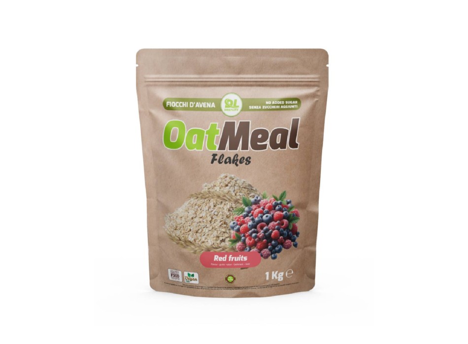 Oatmeal Flakes Daily Life fiocchi di avena per porridge frutti rossi