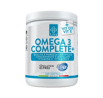 Omega 3 Complete PiùLife Olio di Pesce EPA e DHA Cuore e Vista 240softgel