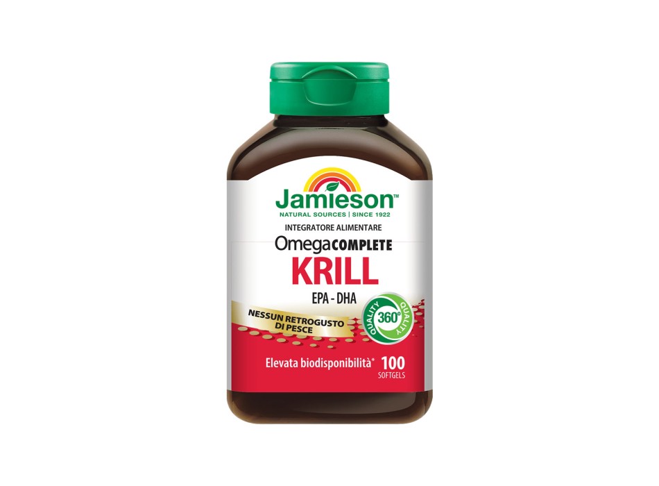 Omega Complete Super Krill Jamieson Integratore Olio di Krill Antartico con Asta