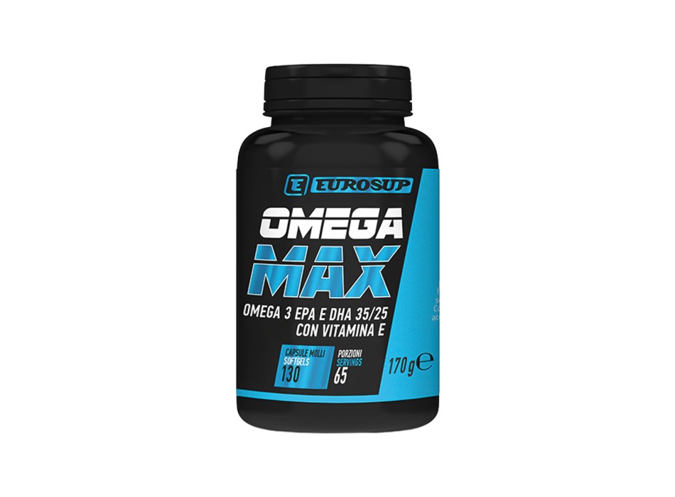 Omega Max Eurosup 130 Softgel Olio di Pesce ad Alta Concentrazione