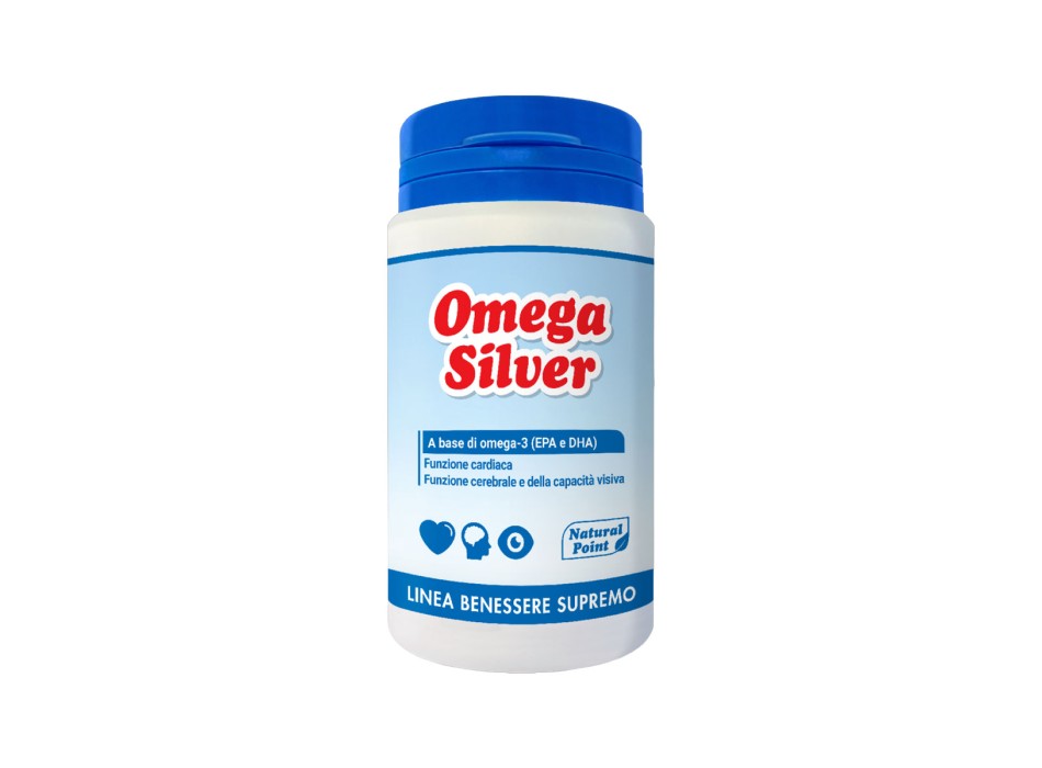 Omega Silver Natural Point Integratore Omega 3 Olio di Pesce EPA DHA 100 perle