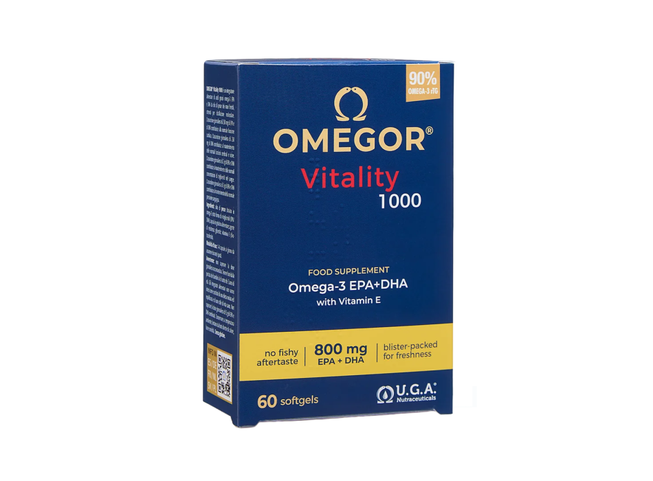 Omegor Vitality 1000 Omegor integratore di omega 3 60 capsule