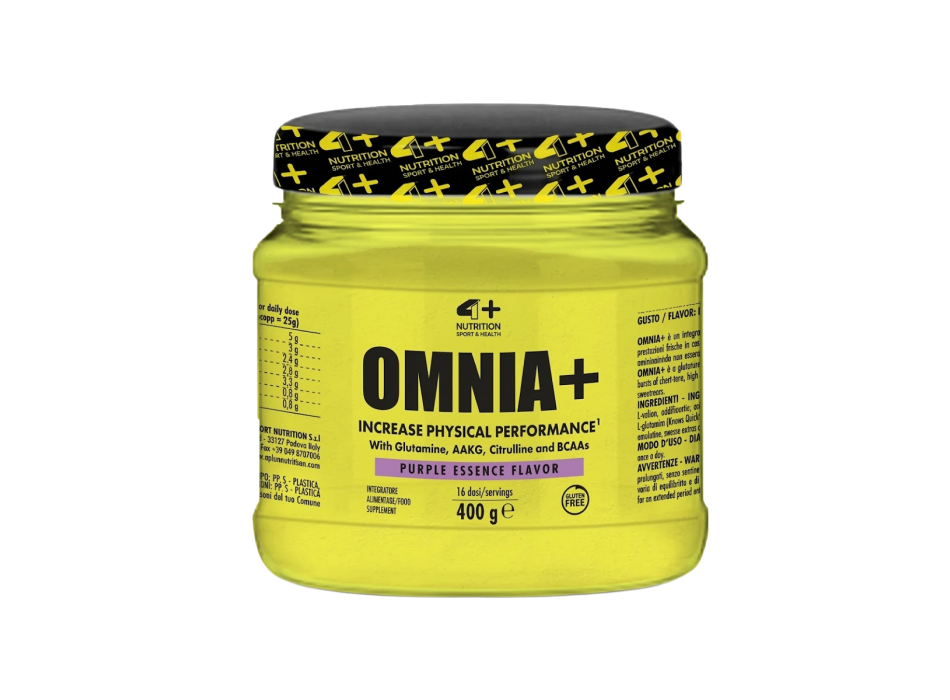 Omnia 4+ Nutrition integratore 400g Purple Essence