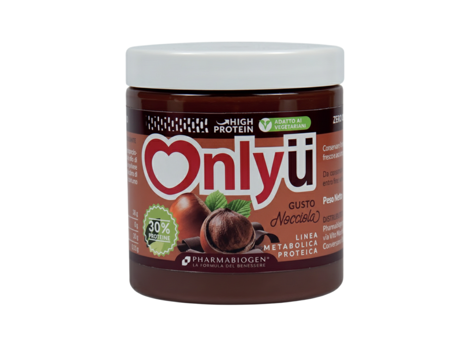 OnlyU Pharmabiogen crema spalmabile proteica 250g Nocciola