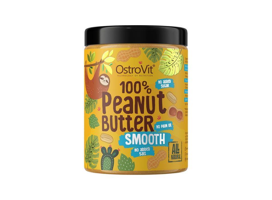 OstroVit 100% Crema di arachidi burro di arachidi naturale 1000 g