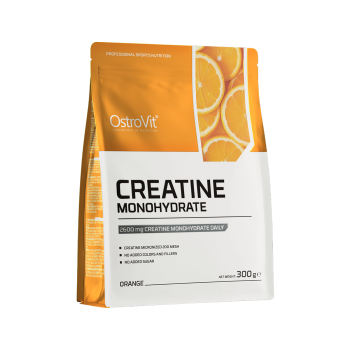 OstroVit Creatina Monoidrato integratore di creatina aromatizza 300 g Arancia