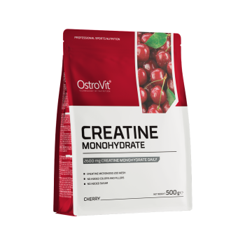 OstroVit Creatina Monoidrato integratore di creatina aromatizzata 500 g Ciliegia
