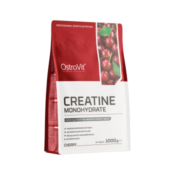 OstroVit Creatina Monoidrato integratore di creatina pura 1000 g Ciliegia