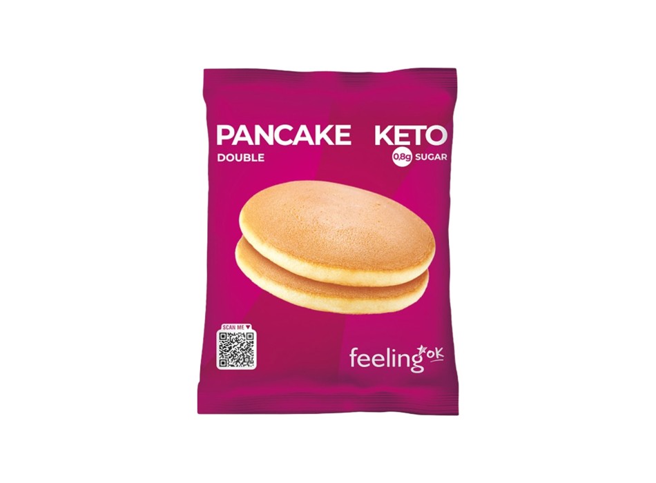 Pancake Proteico FeelingOk dolce low carb 50g double neutro