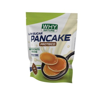 Pancake Proteico Low Sugar Why Nature preparato pancake proteici 1kg Cacao