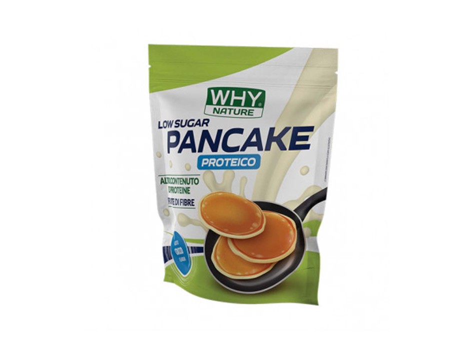 Pancake Proteico Low Sugar Why Nature preparato pancake proteici 1kg Cocco
