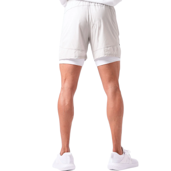 Pantaloncino Training Bombafit abbigliamento sportivo uomo grigio 