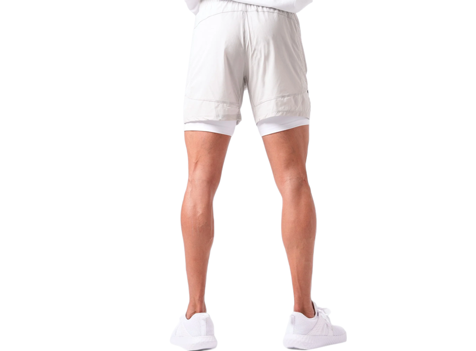 Pantaloncino Training Bombafit abbigliamento sportivo uomo grigio 