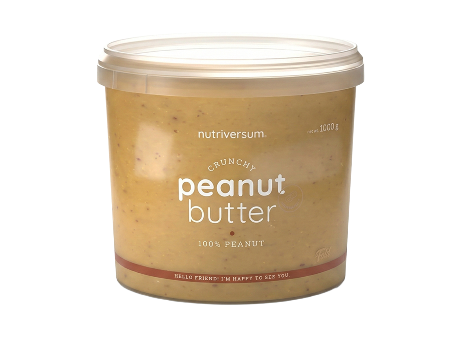 Peanut Butter Nutriversum burro di arachidi 1kg crunchy 