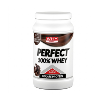 Perfect 100% Whey WHYsport proteine isolate siero latte 450g cioccolato fondente